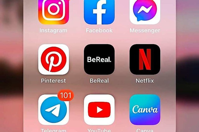 Die App BeReal will sich nicht bei Soz... wie Instagram und Facebook einreihen.  | Foto: Screenshot Carolin Johannsen
