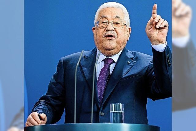 Abbas sorgt bei Berlin-Besuch für Eklat
