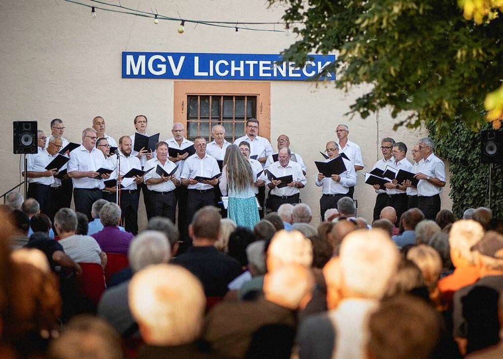 Zuletzt hat der MGV Lichteneck Hecklin...bei waren auch schon die neuen Sänger.  | Foto: MGV Hecklingen