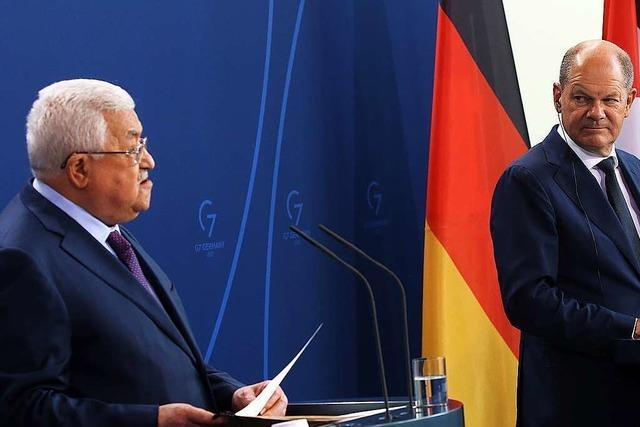 Palästinenserpräsident Abbas rudert nach Holocaust-Eklat zurück