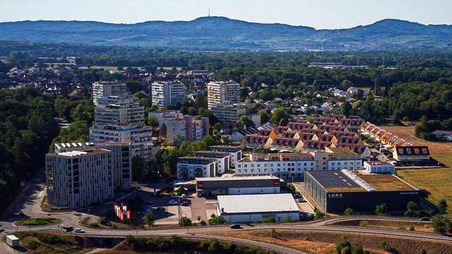 Drohnenbild von Umkirch.  | Foto: Hubert Gemmert