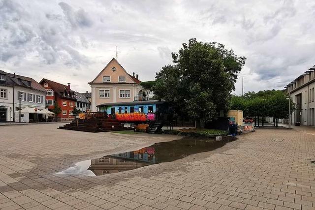 Die Stadt Lahr startet ein Mikroklima-Experiment mit Regenwasser