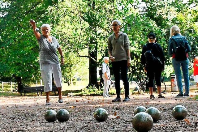 Boulespielen wird in Lrrach immer beliebter – vor allem bei Senioren