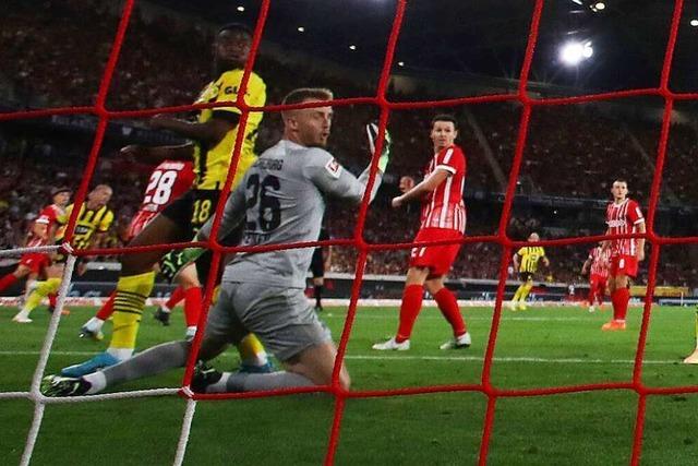 DFB: Dortmunds drittes Tor beim Sieg in Freiburg htte nicht zhlen drfen