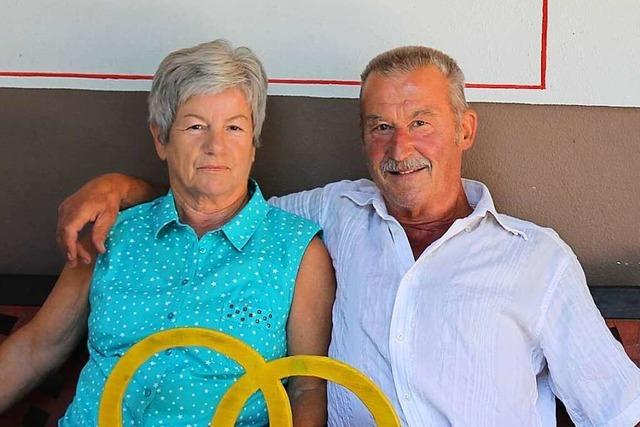 Margarete und Meinrad Schneider aus Niederschopfheim sind seit 50 Jahren verheiratet