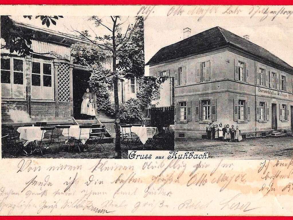 Gasthaus Grner Baum 1906