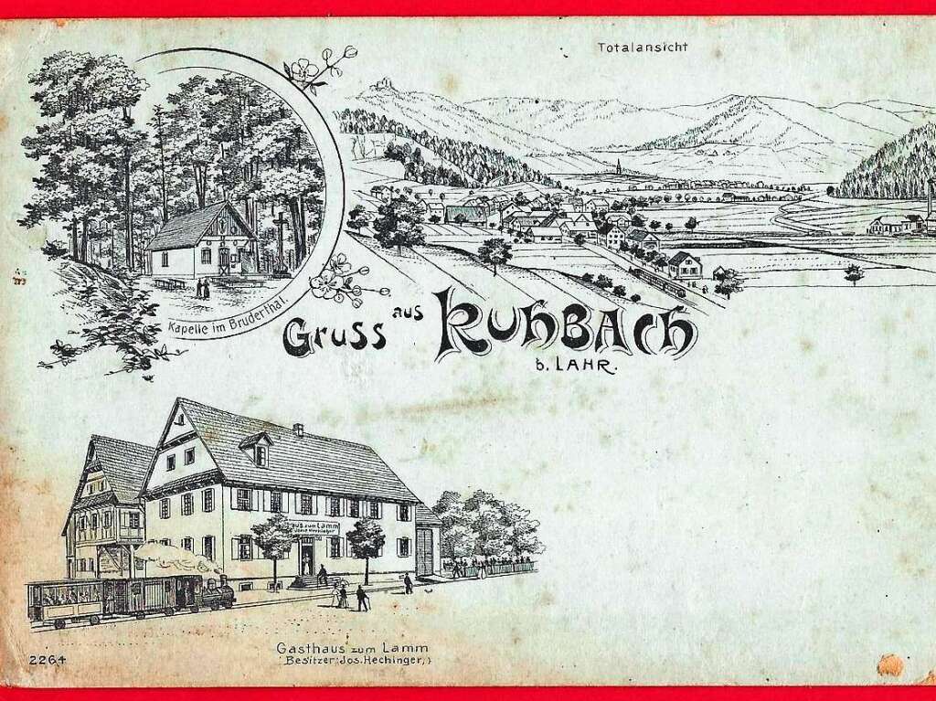 Gasthaus Lamm 1900 (Probedruck/Unikat)