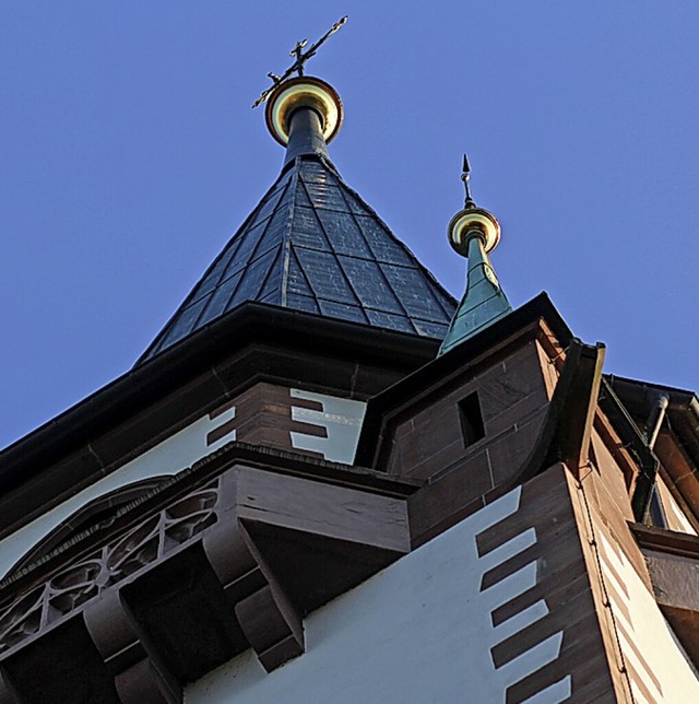 Die Kupferkugel des Turms von St. Bonifatius hat einen kostbaren Inhalt.   | Foto: Patrik Mller