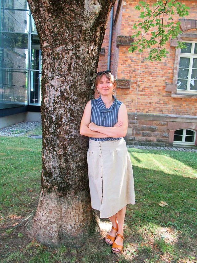 Patricia Potrykus hat in Offenburg ihre neue Heimat gefunden.  | Foto: Susanne Kerkovius