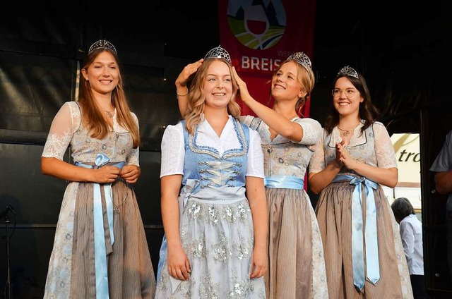 Carina Kratt  wurde von der Badischen ...en Breisgauer Weinprinzessin gekrnt.   | Foto: Christian Ringwald