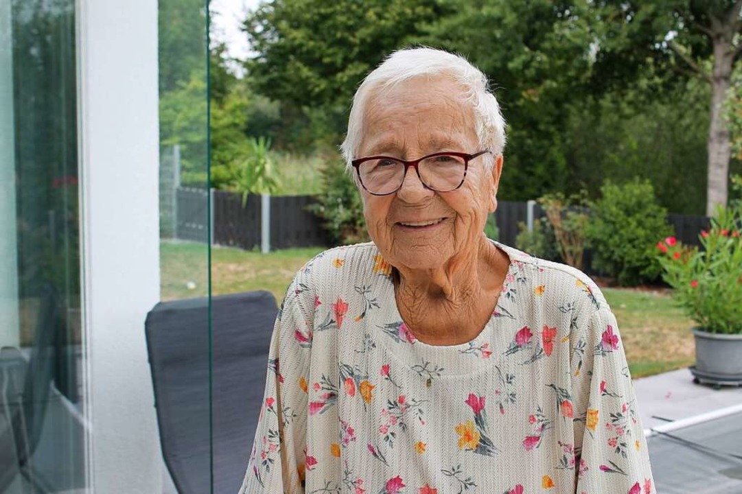 Emma Ruigis feiert ihren 90. Geburtstag  | Foto: Hans Spengler