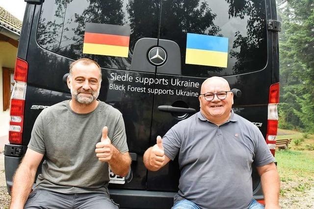 Sie helfen, so lange der Krieg in der Ukraine andauert