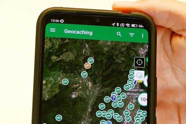 Mit Geocaching per Handy auf Schatzsuche in Schopfheim