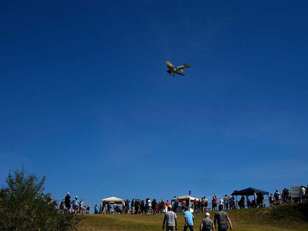 Nach zwei Jahren Corona-Pause hatte der Luftsportverein Markgrflerland wieder zum traditionellen Flugplatzfest eingeladen.