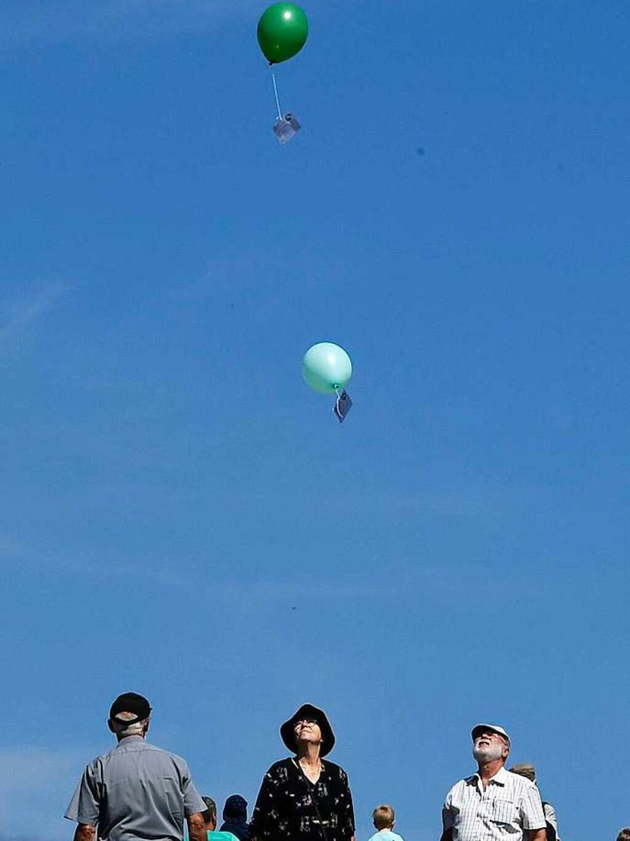 Beim Luftballonwettbewerb gab es Preise zu gewinnen.