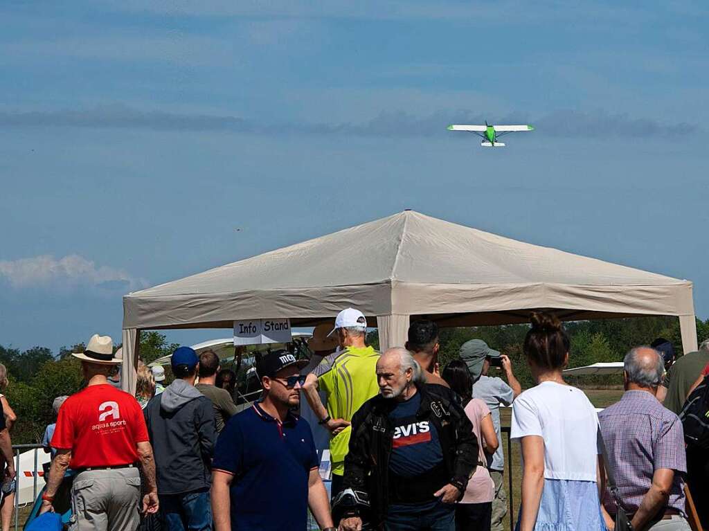 Nach zwei Jahren Corona-Pause hatte der Luftsportverein Markgrflerland wieder zum traditionellen Flugplatzfest eingeladen.