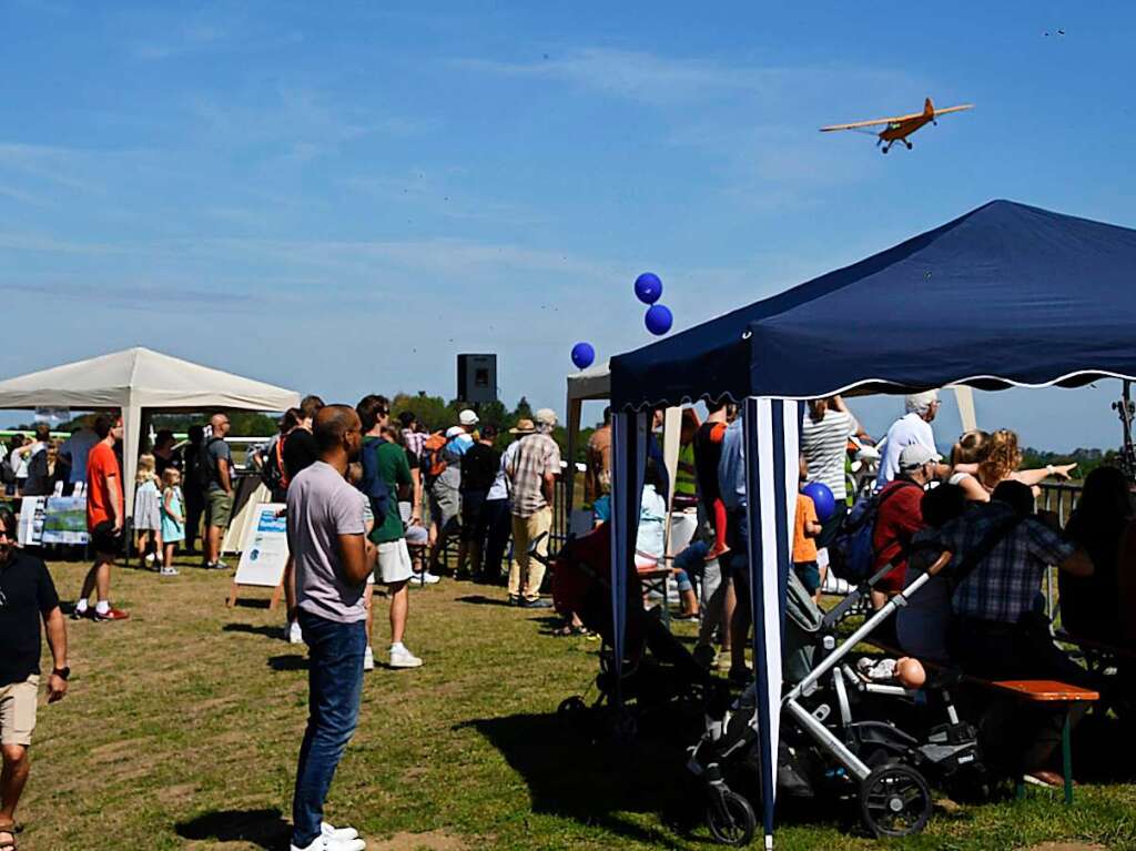 Nach zwei Jahren Corona-Pause hatte der Luftsportverein Markgrflerland wieder zum traditionellen Flugplatzfest eingeladen.