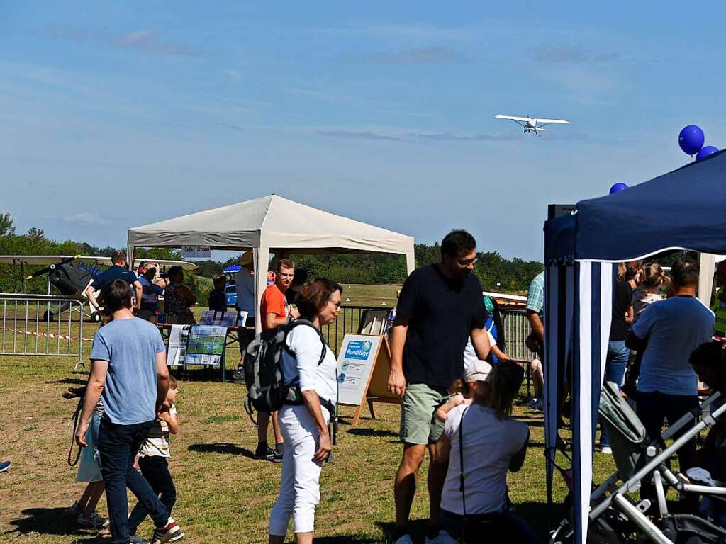 Nach zwei Jahren Corona-Pause hatte der Luftsportverein Markgrflerland wieder zum traditionellen Flugplatzfest eingeladen.