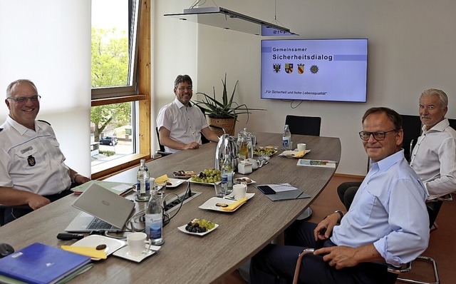 Sicherheitsdialog am 18. August im Pol...Badens Oberbrgermeister Dietmar Spth  | Foto: Polizeiprsidium Offenburg