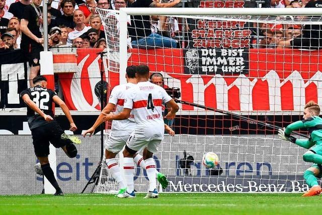 Das 1:0 gegen den VfB war ein hartes Stck Arbeit fr den SC Freiburg