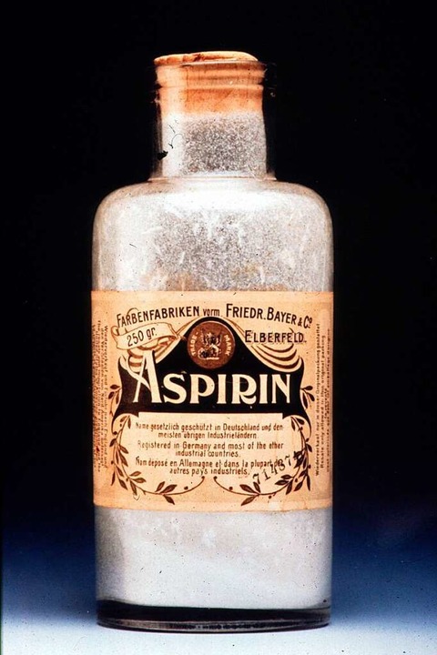 Aspirin kam 1899 auf den Markt &#8211; als Pulver, abgefüllt in Glasflaschen.  | Foto: Bayer