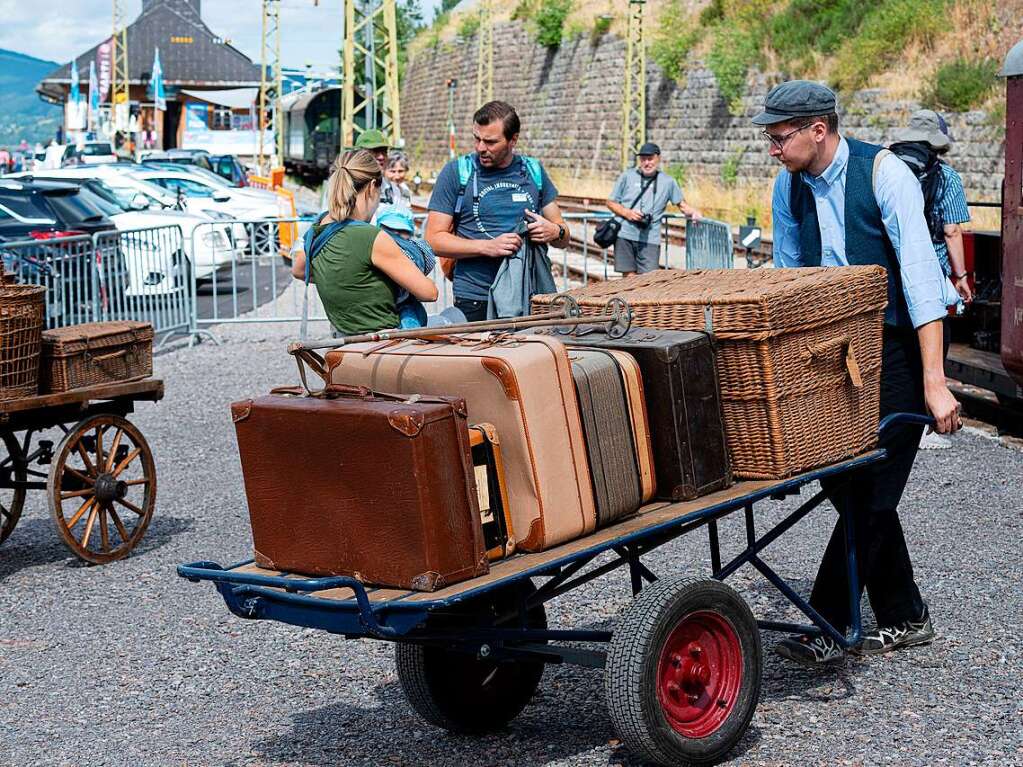 Historisches Bahnhofsfest in Seebrugg