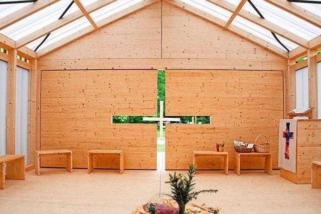 Kirchenpavillon auf dem Gelnde der Landesgartenschau gewinnt Architekturpreis