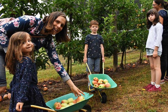 Obst selber pflcken ist ein Spa fr die ganze Familie.  | Foto: Thomas Loisl Mink