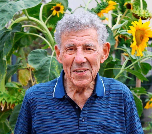 Siegfried Biehler feiert am 23. August seinen 90. Geburtstag.  | Foto: Adelbert Mutz