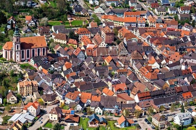 Ein Luftbild von Ettenheim  | Foto: Martin Bildstein 