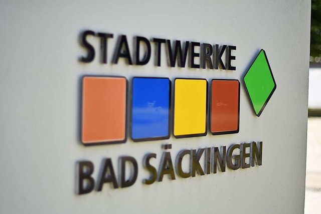 Der Eingang zu den Stadtwerken in Bad Sckingen  | Foto: Michael Krug