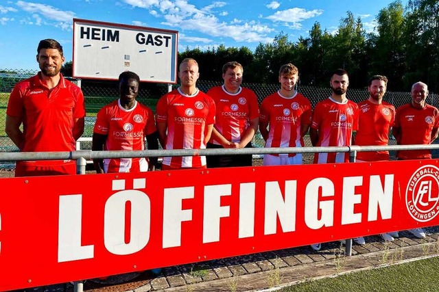 Der FC Lffingen prsentiert die Neuen...en Andreas Ortlieb und  Noah Hettich.   | Foto: Gerold Bchle