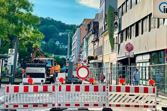 Der lange Weg zur Fußgängerzone: Lörracher Palmstraße wird für drei Jahre zur Baustelle