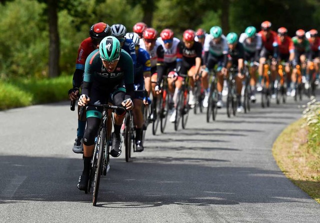 Emanuel Buchmann, hier bei der Deutschland-Tour 2021  | Foto: Bernd Thissen