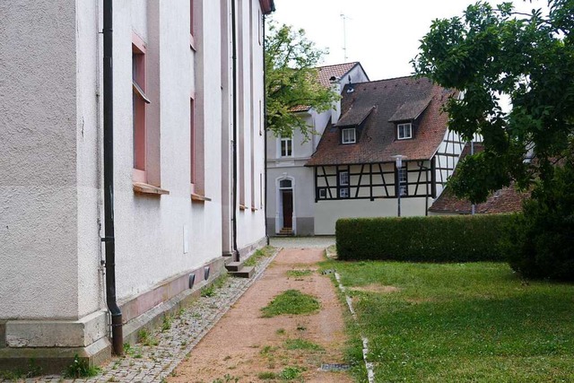 An der Seite der  evangelischen Stadtk... soll das neue Gemeindehaus entstehen.  | Foto: Victoria Langelott