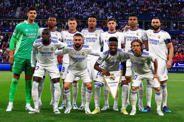 Real Madrid (hier vor dem Finale im Ma...ie anstehende Champions-League-Saison.  | Foto: IMAGO/John Patrick Fletcher