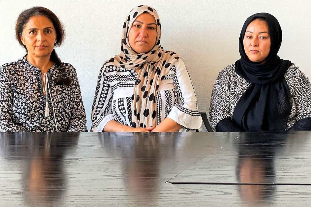Shakila Paynda (links) untersttzt die...als Ortskrfte in den Landkreis kamen.  | Foto: Barbara Ruda