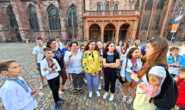 30 Kinder und Jugendliche aus Lviv, di...ind, erholen sich derzeit in Freiburg.  | Foto: Michael Bamberger