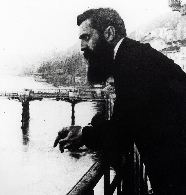 Theodor Herzl &#8211; hier  auf dem Ba...11;  gilt als Grndungsvater  Israels.  | Foto: National Photo Collection of Israel