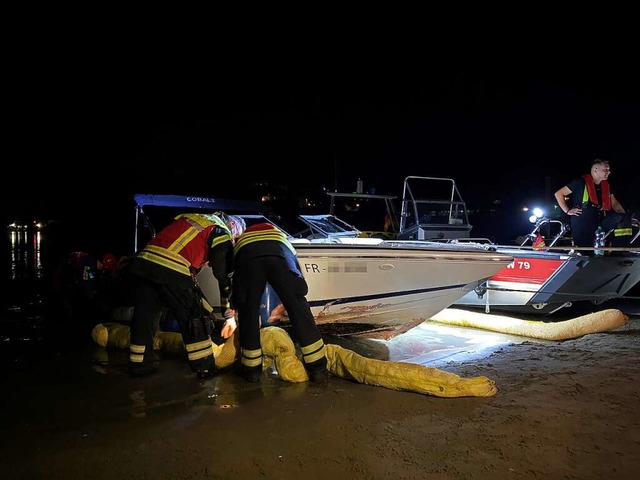 Das havarierte Boot  | Foto: Kantonspolizei Aargau