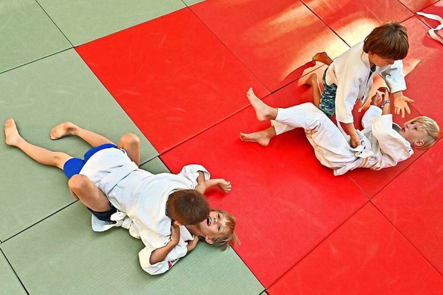 Beim Judo kann man sich mal ordentlich austoben.  | Foto: Michael Bamberger
