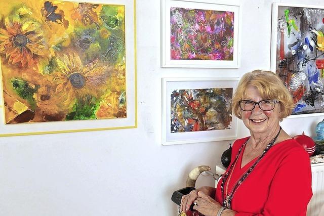 Die Leidenschaft für Kunst kam bei Ingrid Müller plötzlich