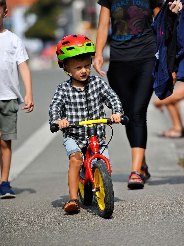 Jetzt noch auf dem Laufrad, bei der Tour 2042 vielleicht auf dem Rennrad?