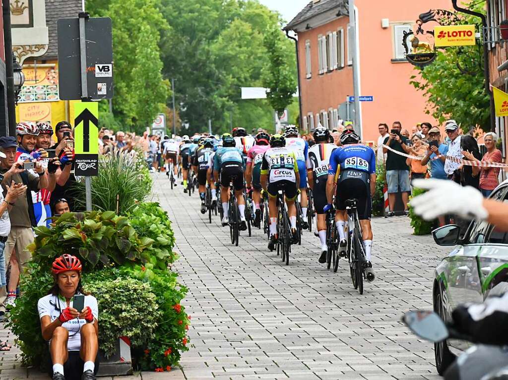 Die Deutschland-Tour in Bad Krozingen.