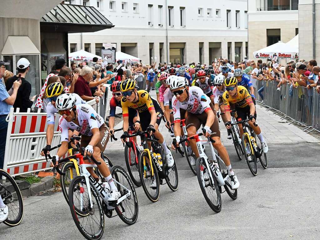 Die Deutschland-Tour in Bad Krozingen.