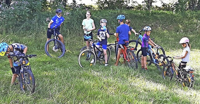 <BZ-FotoAnlauf>Langenauer Triathleten:...n liegt auch bei den Kindern im Trend.  | Foto: privat