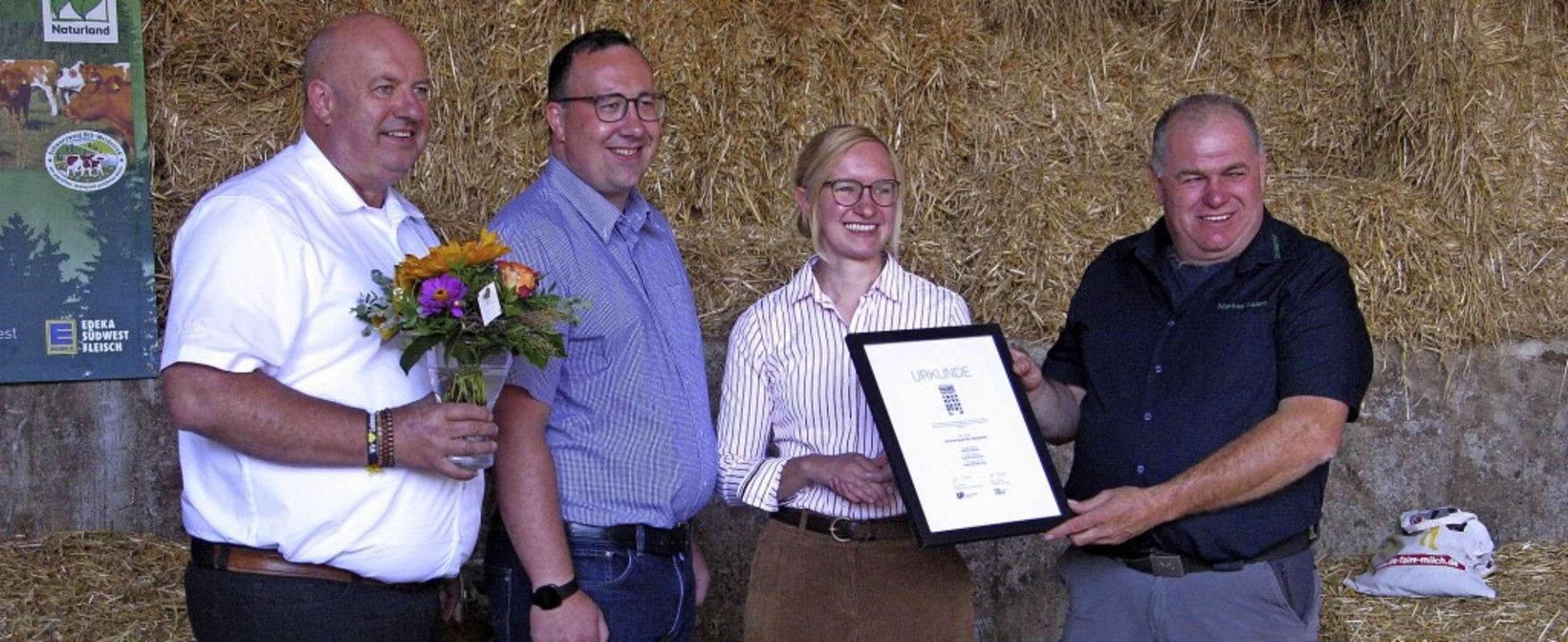 Bei der Preisverleihung (von links): J... Gierse-Westermeier und Markus Kaiser.  | Foto: Ulrike Spiegelhalter