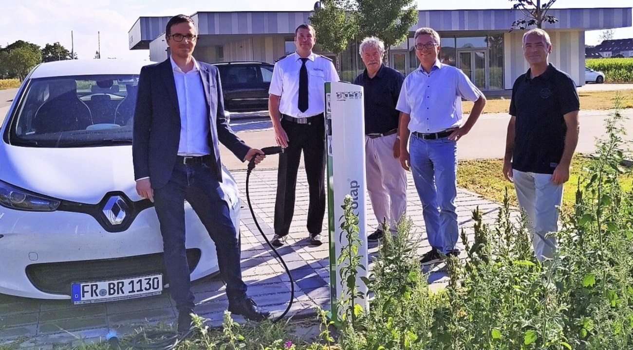 In Zukunft soll der Strom klimaneutral...uerwehrgerätehauses produziert werden.  | Foto: Stadt Breisach