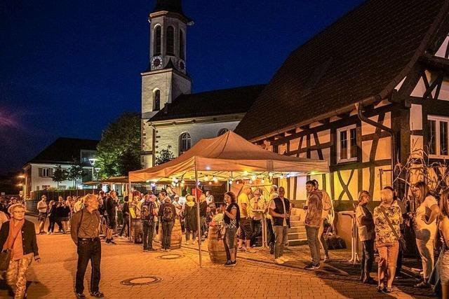Viele Besucher beim dreitägigen Dorffest in Vörstetten