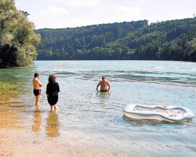 Beliebtes Freizeitgewsser ist auch de... Baden hier jedoch offiziell verboten.  | Foto: Gerard